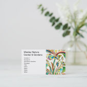 Carte De Rendez-vous Fleurs à flammes magnifiques (Debout devant)