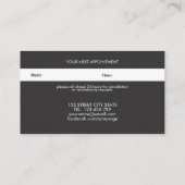 Carte De Rendez-vous Fleurs de corail | Feminine professionnelle (Dos)