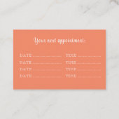 Carte De Rendez-vous Fleurs folkloriques nordiques florales (Dos)