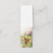 Carte De Rendez-vous Fleurs imaginaires fractales douces et tendres (Extérieur déplié)