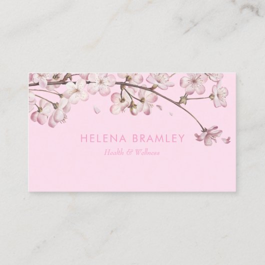 Carte de rendez-vous florale en fleurs délicates (Dos)