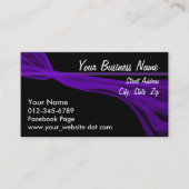 Carte De Rendez-vous Flux de violet en diagonale (Devant)