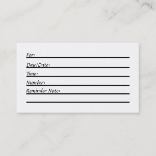 Carte de rendez-vous (foin)