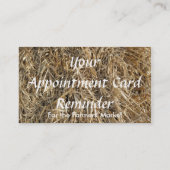 Carte de rendez-vous (foin) (Dos)