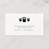 Carte De Rendez-vous Formateur personnel | Exécution | Équipement (Dos)