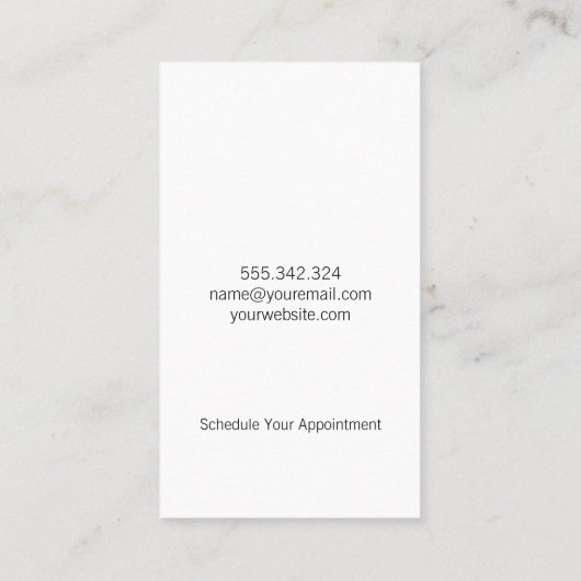 Carte De Rendez-vous Formateur personnel | Logo Flexing | Body Builder (Dos)