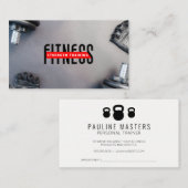 Carte De Rendez-vous Formations de force physique Entraîneur personnel (Devant / Derrière)