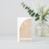 Carte De Rendez-vous Forme Abstraite de texture Artiste Entreprise neut (Debout devant)