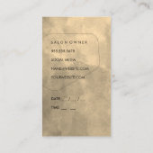 Carte De Rendez-vous Formes artistiques et aquarelle (Dos)