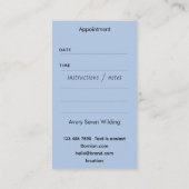 Carte De Rendez-vous Gentle Radiance | Tree of Life B&B (Dos)