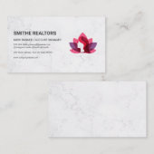 Carte De Rendez-vous Gestionnaire de comptes | Finances | Lotus Woman (Devant / Derrière)