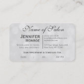 Carte De Rendez-vous Glam Monogram léopard d'or et diamants (Dos)