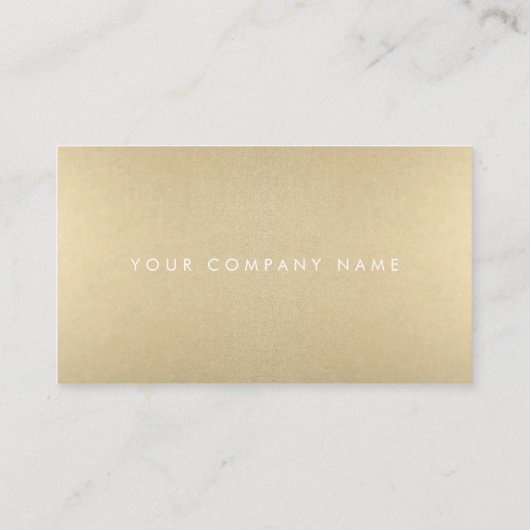 Carte de rendez-vous Gold (Dos)