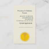 Carte De Rendez-vous Gold Premade Logo Nomination Médicale Cool Docteur (Dos)