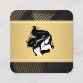 Carte De Rendez-vous Golden Stripes | Beauté des femmes (Devant)