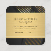 Carte De Rendez-vous Golden Stripes | Beauté des femmes (Dos)