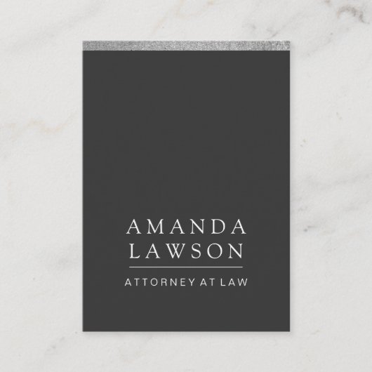 Carte De Rendez-vous Grey lisse (rendez-vous) / Découpe Parties scintil (Devant)