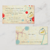 Carte De Rendez-vous Guérison pour l'esprit, le corps et l'âme (Devant / Derrière)