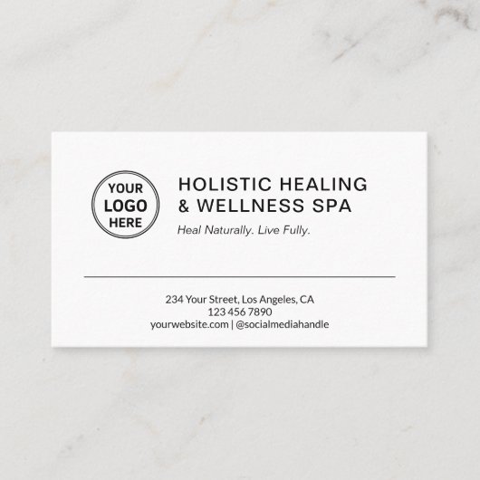 Carte De Rendez-vous Holistic Health Coach Therapist (Devant)