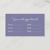 Carte De Rendez-vous Horrières violettes (Dos)