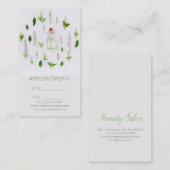 Carte De Rendez-vous huile essentielle Massage SPA Aromathérapie Rendez (Devant / Derrière)