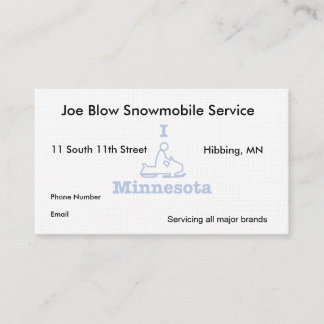 Carte De Rendez-vous I Motoneige Minnesota