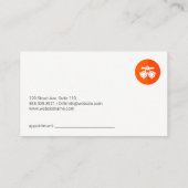 Carte De Rendez-vous Icône Optométriste | Docteur Médicale (Dos)