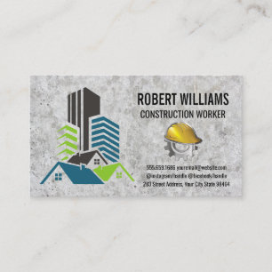 Carte De Rendez-vous Immobilier commercial Sky Scraper   Construction