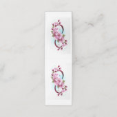 Carte De Rendez-vous Infinité avec les fleurs Sakura (Extérieur déplié)