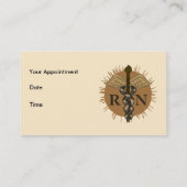 Carte De Rendez-vous infirmière ER Caduceus (Dos)