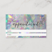Carte De Rendez-vous Iridescente Tinsel (Devant)