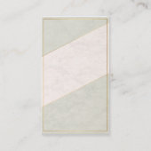 Carte De Rendez-vous Ivory Marble Blank Appointment Card – Gold Accent (Dos)