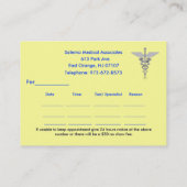 Carte De Rendez-vous j0439599, _______de __________ de _________… (Dos)