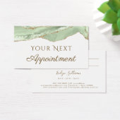 Carte de rendez-vous Jade Green Agate (Bureau)