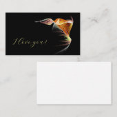 Carte De Rendez-vous Je t'aime (Devant / Derrière)