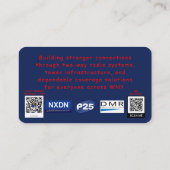 Carte De Rendez-vous JML Communications Entreprise (Dos)