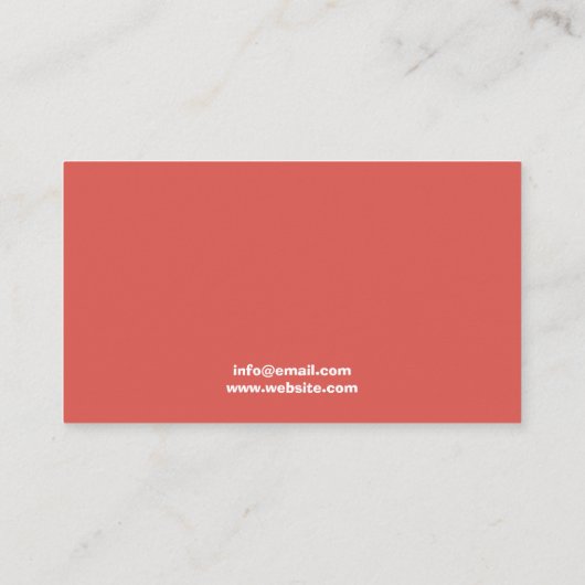 Carte De Rendez-vous Jolie dent rouge clair et pinceau Outline Enfants (Dos)