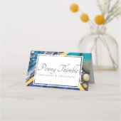 Carte De Rendez-vous Jolies formes liquides (Devant)
