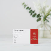 Carte De Rendez-vous Keep Calm and Get a massage (Debout devant)