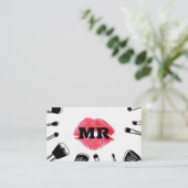 Carte De Rendez-vous Kiss Stain | Brosses (Debout devant)