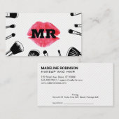 Carte De Rendez-vous Kiss Stain | Brosses (Devant / Derrière)