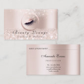 Carte De Rendez-vous Lashes Extension Maquillage Artiste Oeil Professio (Devant / Derrière)