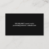 Carte De Rendez-vous Lashes oculaires | Beauté des femmes (Dos)