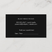 Carte De Rendez-vous Lashes oculaires | Maquillage de beauté (Dos)