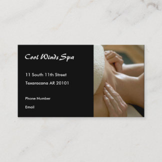 Carte De Rendez-vous Le massage remet la photo