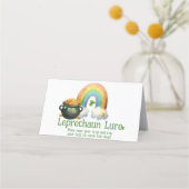Carte De Rendez-vous Leprechaun Lure, appât Jour de la Saint Patrick pi (Devant)