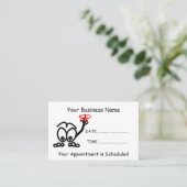 Carte De Rendez-vous Les rappels n'oublient pas (Debout devant)