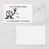 Carte De Rendez-vous Les rappels n'oublient pas (Devant / Derrière)