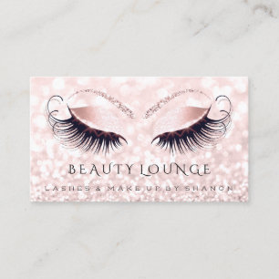 Carte De Rendez-vous L'événement de maquilleur fouette la beauté le