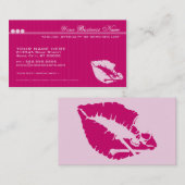 Carte De Rendez-vous lèvres de poison (Devant / Derrière)